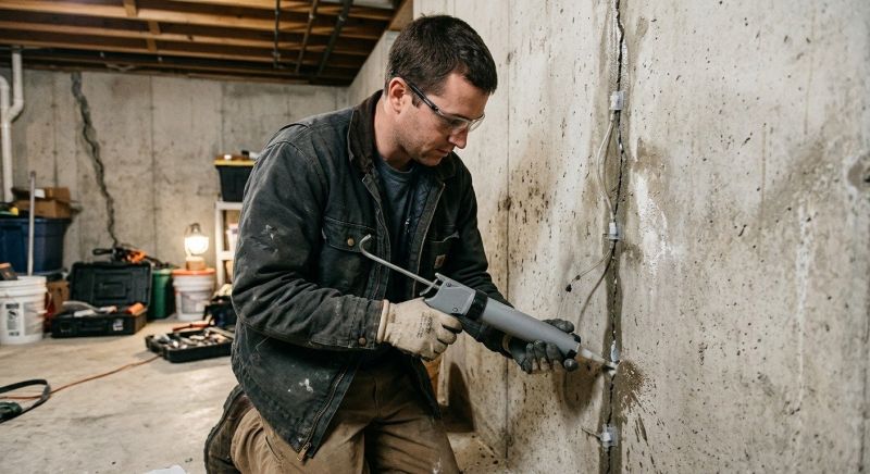 Basement Crack Repair in Prince Frederick, MD