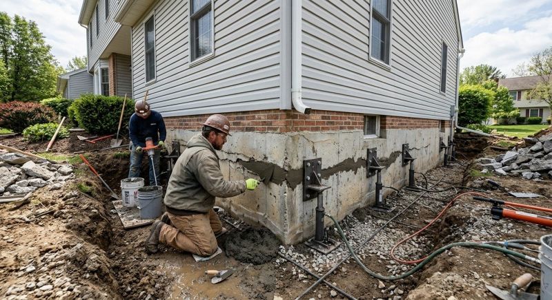 Basement Foundation Repair in Brandywine, MD