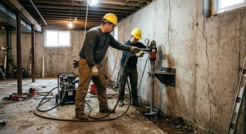 Basement Stabilization in Prince Frederick, MD