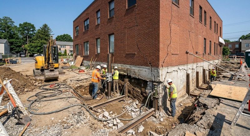 Building Foundation Repair in Cheltenham, MD