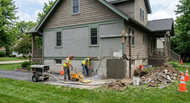 Building Foundation Repair in Chesapeake Beach, MD
