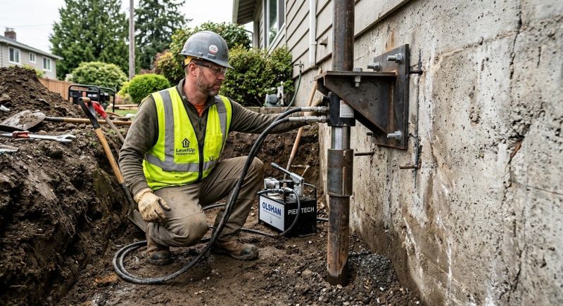 Concrete Foundation Leveling in Chesapeake Beach, MD