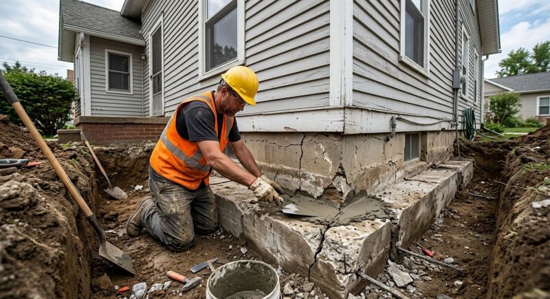 Concrete Foundation Repair in Cheltenham, MD