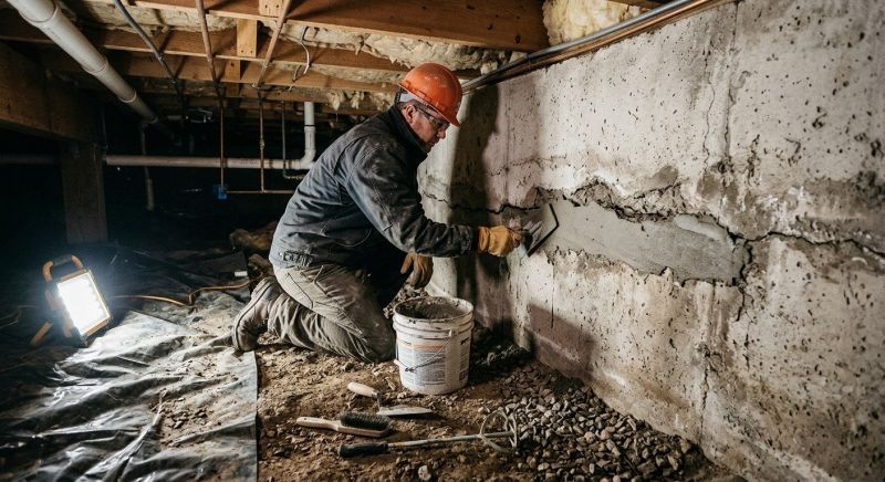 Concrete Foundation Repair in Lusby, MD