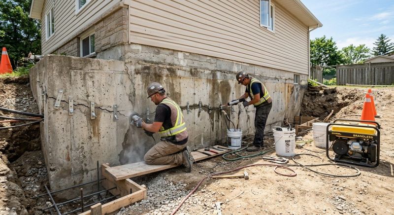 Concrete Foundation Repair in Shady Side, MD