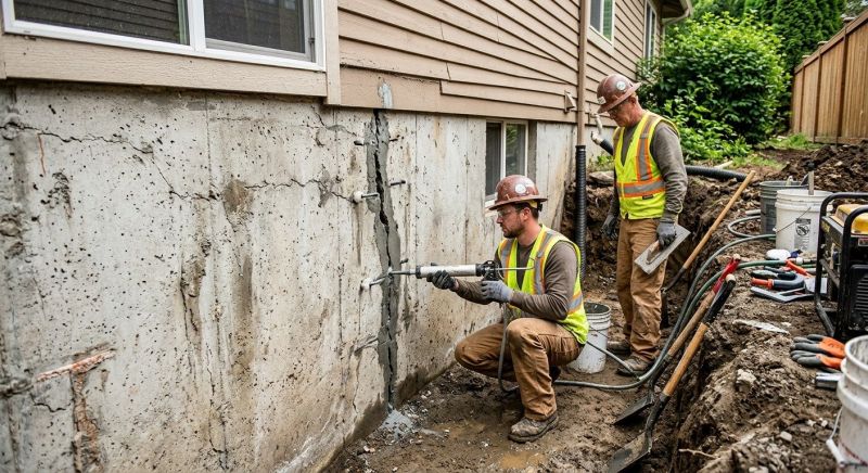 Cracked Foundation Repair in Lexington Park, MD
