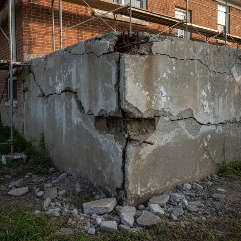 Cracked Foundation Repair in Lusby, MD