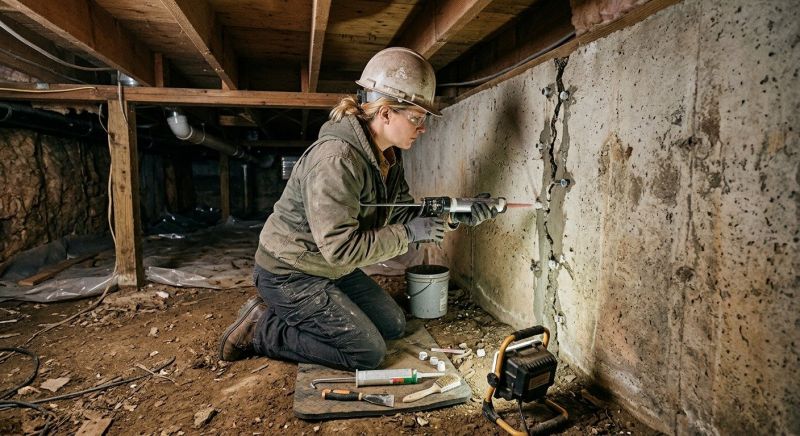 Crawlspace Foundation Repair in Charles County, MD