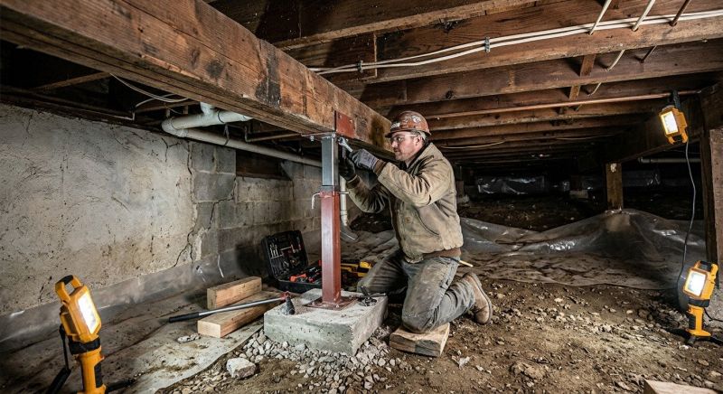 Crawlspace Foundation Repair in Shady Side, MD