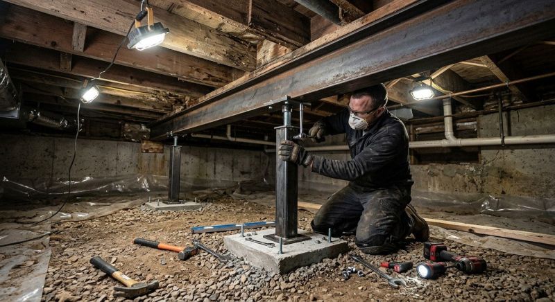 Crawlspace Structural Repair in Prince Frederick, MD