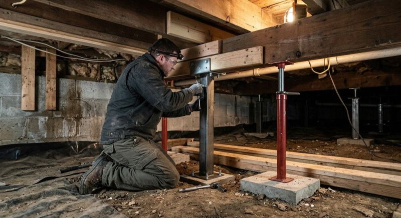 Crawlspace Structural Repair in Prince Frederick, MD