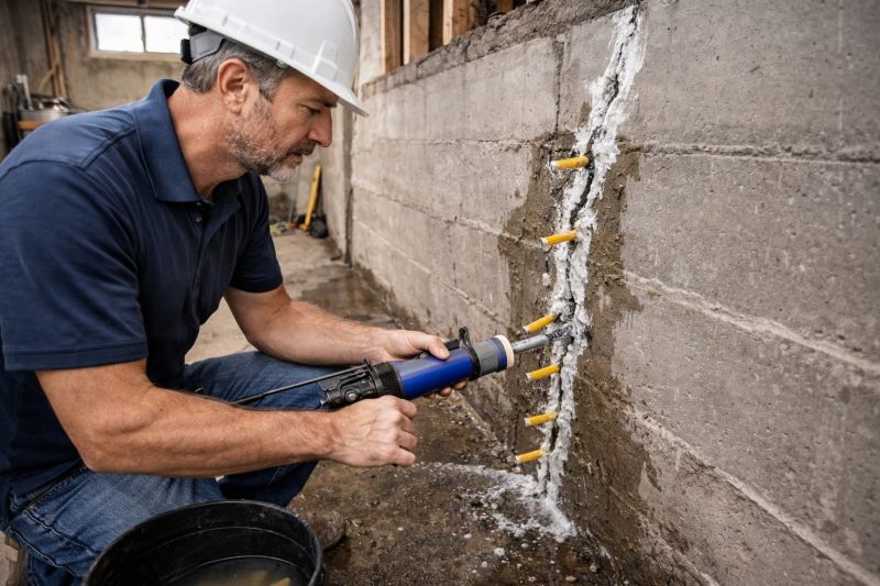 Foundation Crack Sealing in Prince Frederick, MD