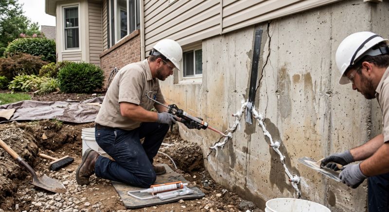 Foundation Crack Sealing in Prince Frederick, MD