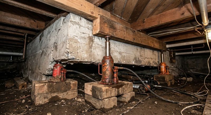 Foundation Jacking in Calvert County, MD