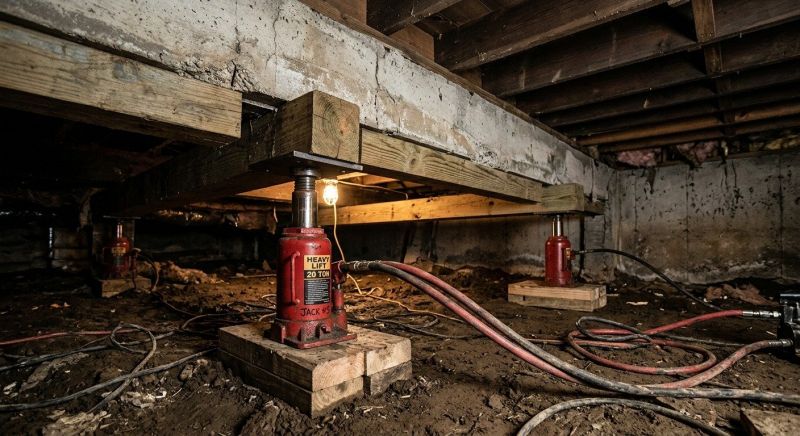 Foundation Jacking in Great Mills, MD
