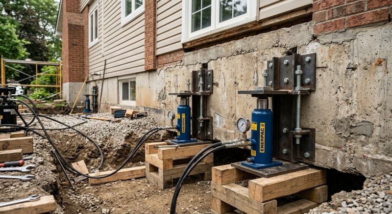 Foundation Jacking in Prince Frederick, MD