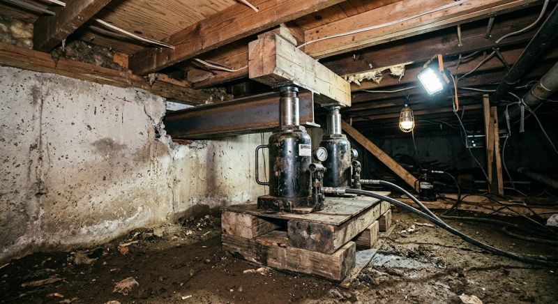 Foundation Jacking in Prince Frederick, MD
