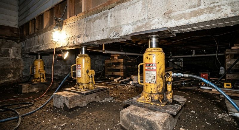 Foundation Jacking in Lusby, MD