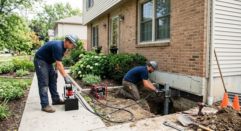 Foundation Jacking in Shady Side, MD