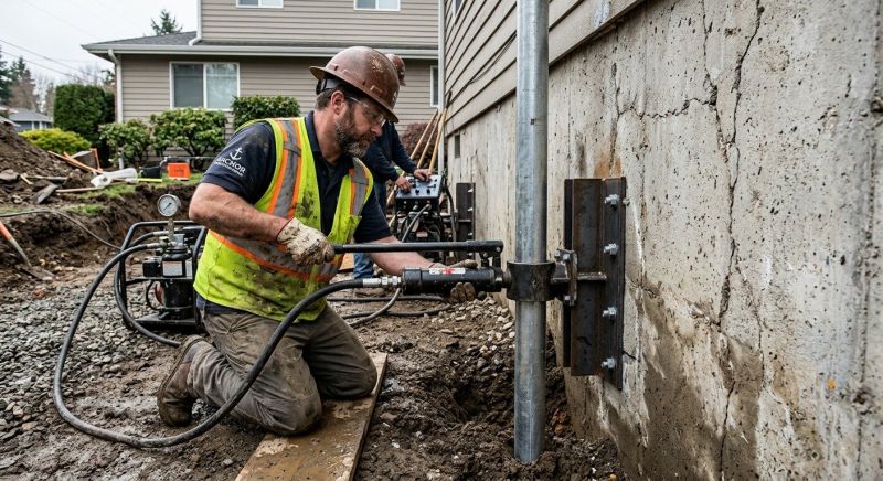 Foundation Pier Leveling in Prince Frederick, MD