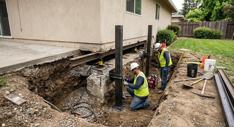Foundation Pier Repair in Prince Frederick, MD