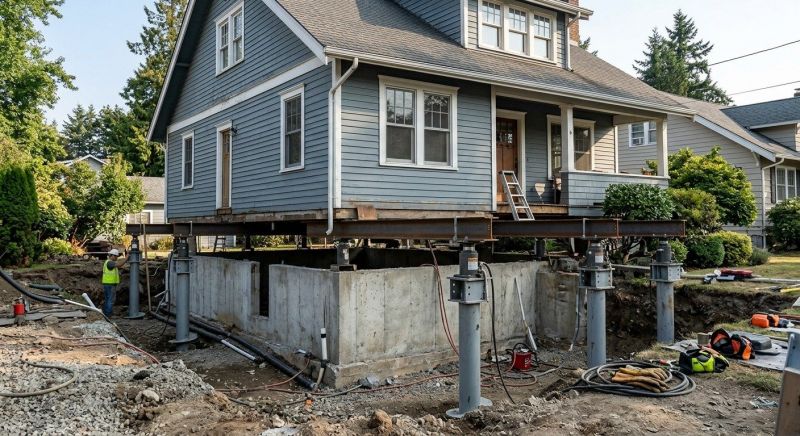 Foundation Raising in Chesapeake Beach, MD