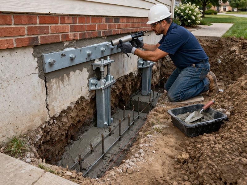 Foundation Repair in Owings, MD