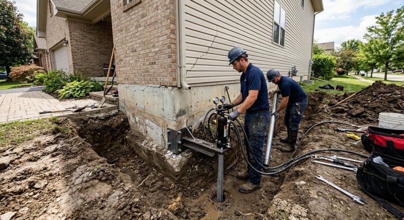 Foundation Settlement Repair in Prince Frederick, MD