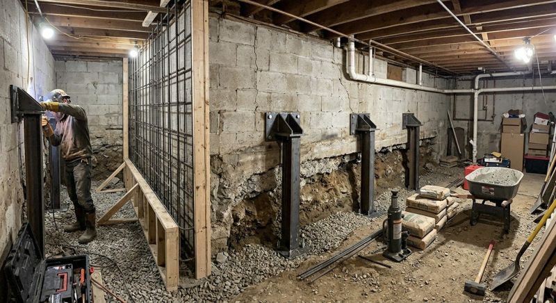 Foundation Stabilizing in Brandywine, MD