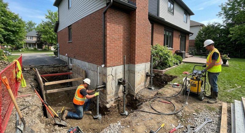 Foundation Underpinning in Prince Frederick, MD
