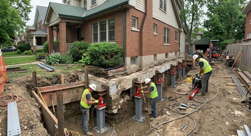 Foundation Underpinning in Prince Frederick, MD
