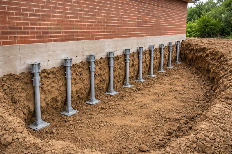 Helical Pile Installation in Prince Frederick, MD