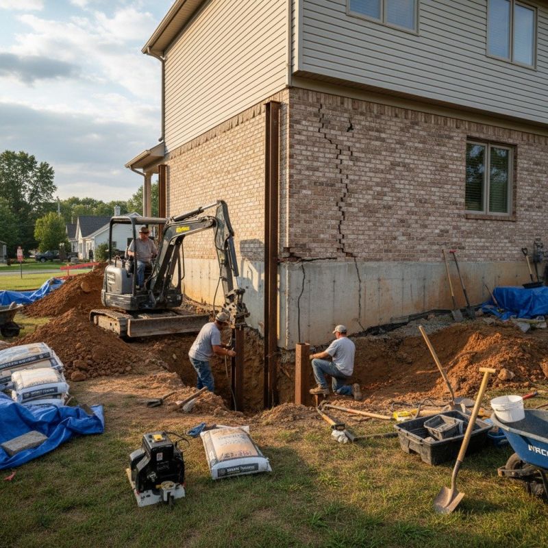 Home Foundation Repair in Leonardtown, MD