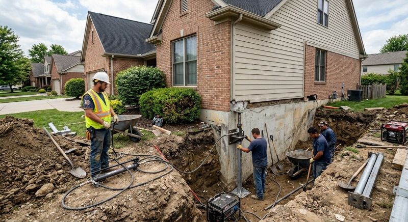House Foundation Repair in La Plata, MD