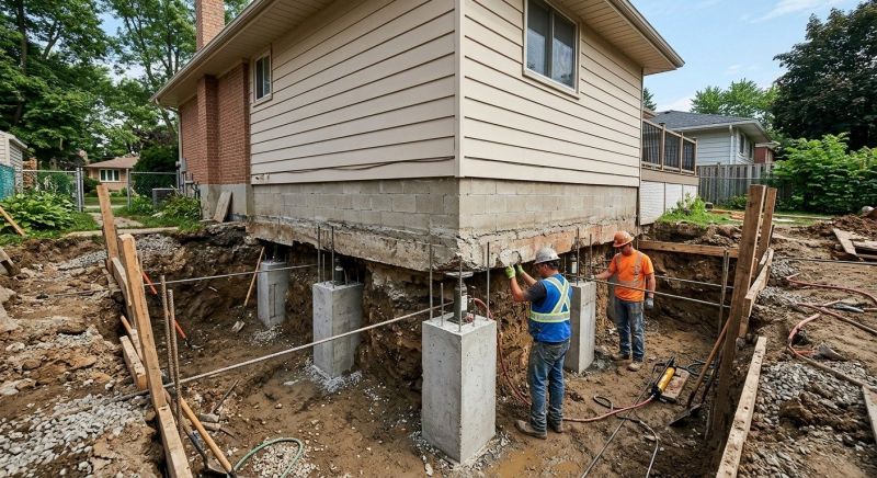 House Underpinning in Prince Frederick, MD
