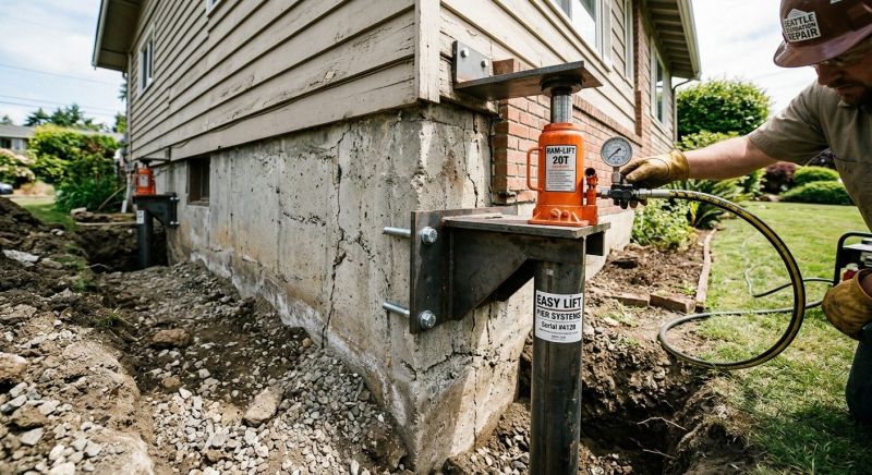 Sinking Foundation Lifting in Prince Frederick, MD