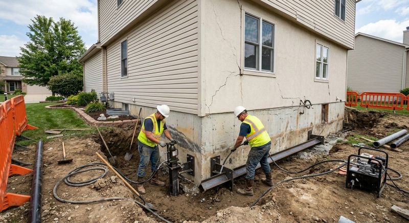 Sinking Foundation Repair in California, MD