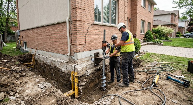 Sinking Foundation Repair in Deale, MD