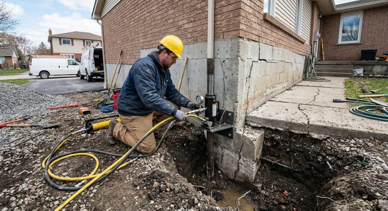 Sinking Foundation Repair in Prince Frederick, MD