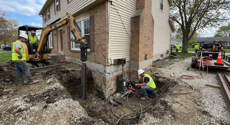 Sinking Foundation Repair in Lusby, MD
