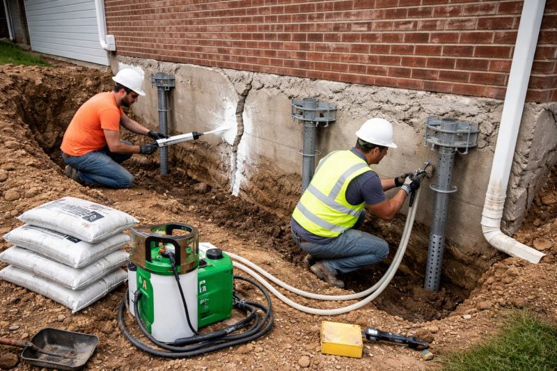 Structural Foundation Repair in Lothian, MD